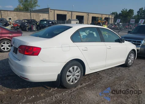 2012 Volkswagen Jetta 2.0L S z USA, uszkodzony, nr VIN 3VW1K7AJ8CM358041